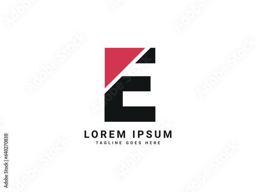 e letter logo 