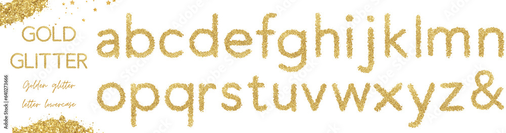 Gold glitter letter lowercase, alphabet, text, character, font Gold glitter letter lowercase, alphabet, text, character, font