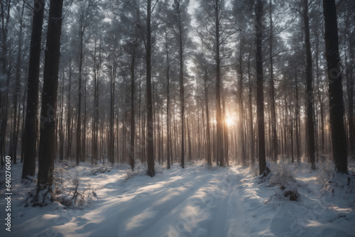 Sunlit Forest Clearing