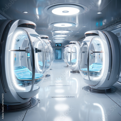 Cryo Pods - Space Station Hospital - Futuristic Sci-Fi Facility Room 1 © Dana