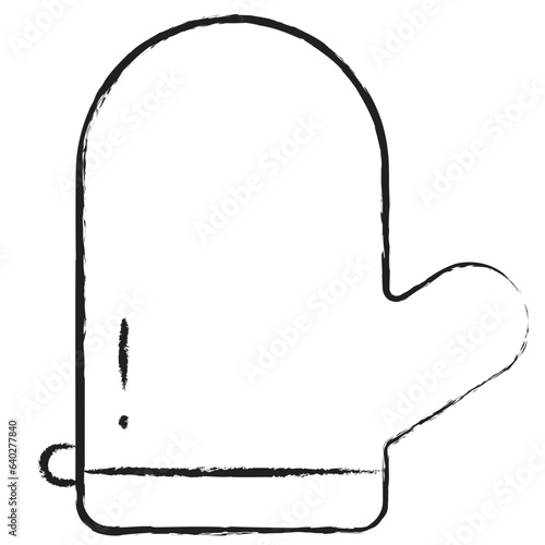 Hand drawn Sauna Mittens icon