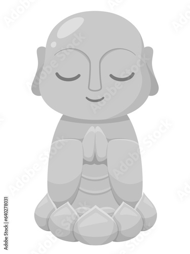 かわいいお地蔵様のイラスト