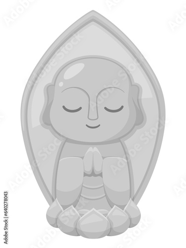 かわいいお地蔵様のイラスト