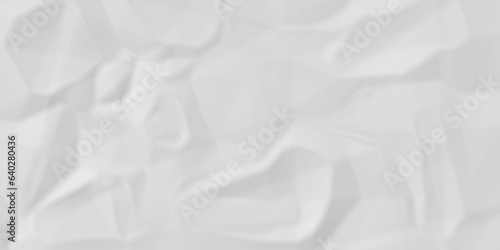 Crumpled paper texture and White crumpled paper texture crush paper so that it becomes creased and wrinkled. Old white crumpled paper sheet background texture.	
