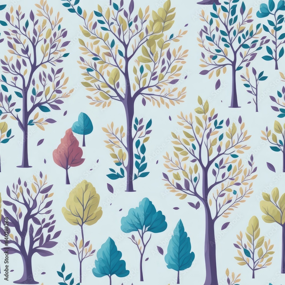 Children's wallpaper with food. Generatine AI Children's wallpaper with food. Generatine AI