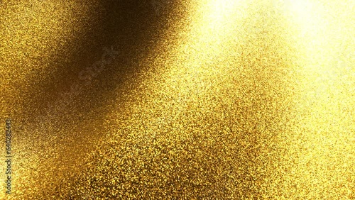 Abstract gold glitter texture for background.
Loopable animation.