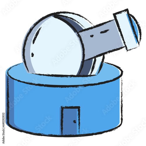 Hand drawn Observatory Center icon