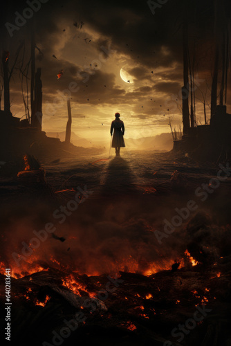 apocalyptic dark cinematic poster