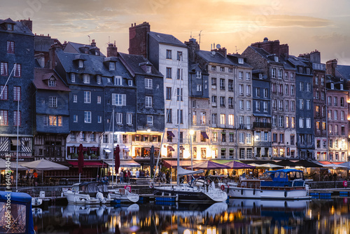 Honfleur at sunset