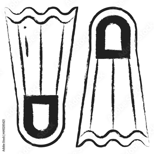 Hand drawn Flipper Icon