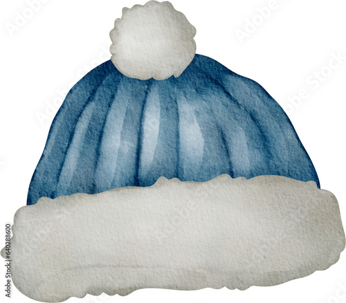 watercolor knitted hat © baddesigner
