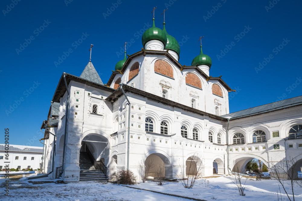 The Vyazhishchi Convent of Saint Nicholas in the village of Vyazhishchi, Novgorod the Great, Russia
