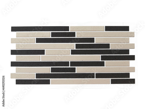 Flexible brick on a white background