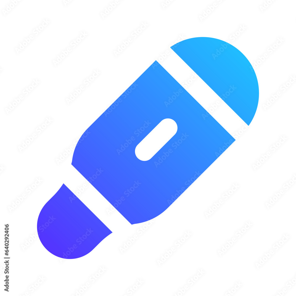 thermometer gradient fill icon thermometer gradient fill icon