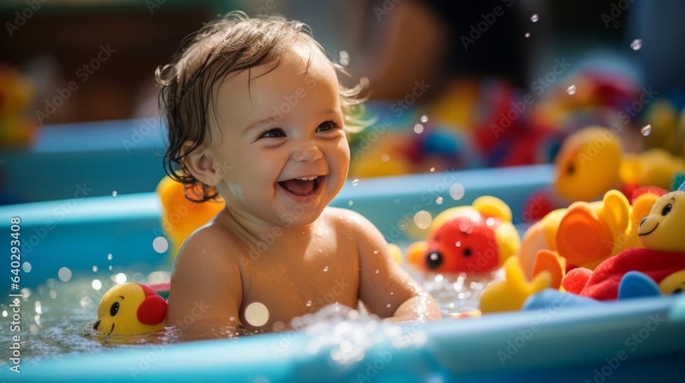 baby in the bath baby in the bath
