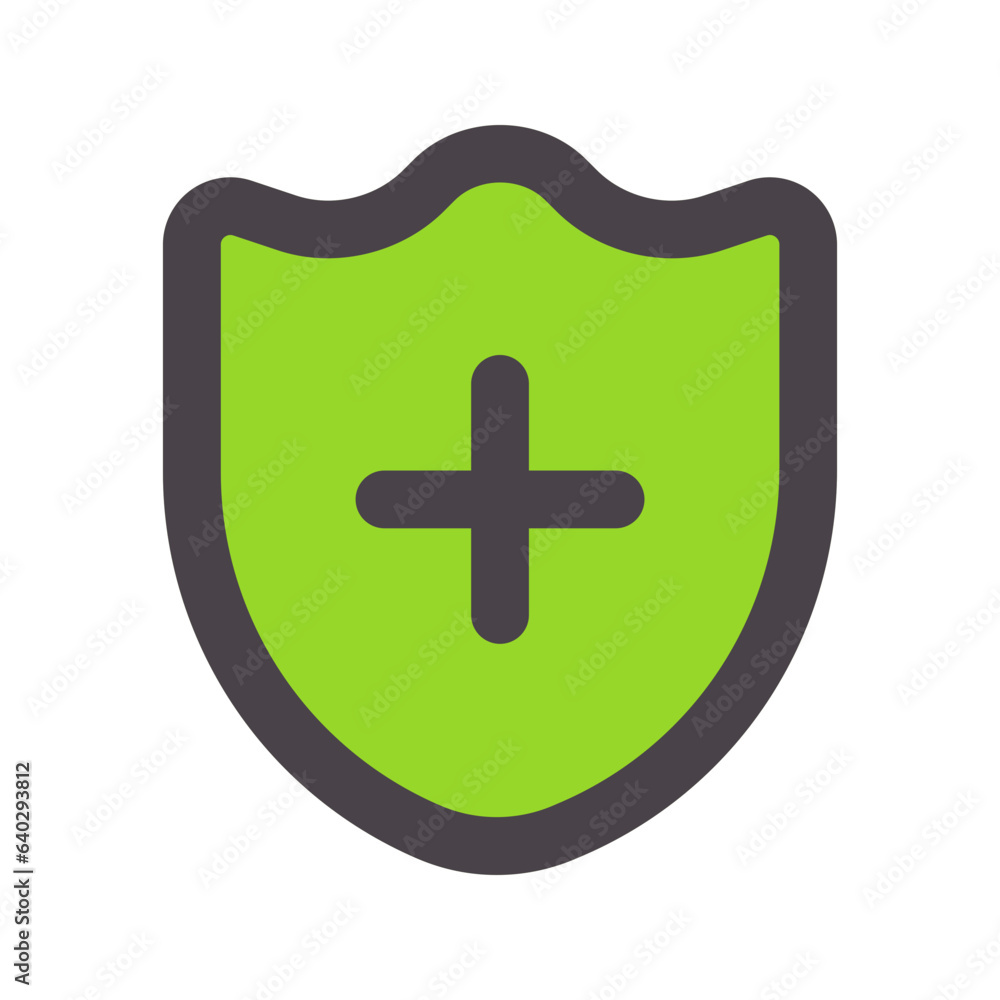 Obraz premium health insurance flat line icon