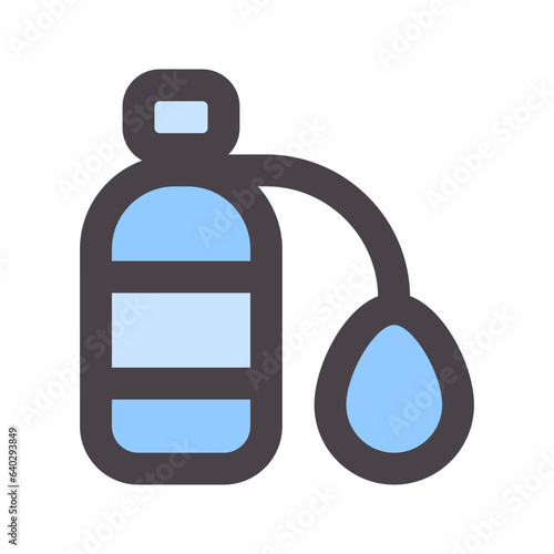 oxygen tank flat line icon