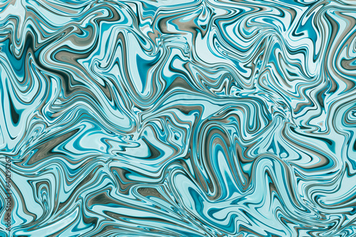 Abstract blue background of mental and colorful divorces.