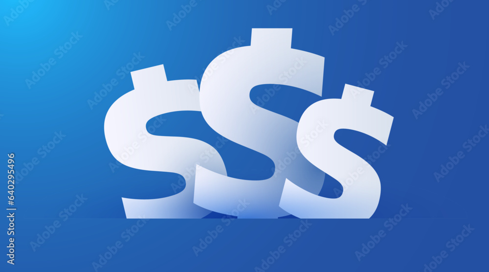 US Dollar sign background. Concept of money and success. US Dollar sign background. Concept of money and success.