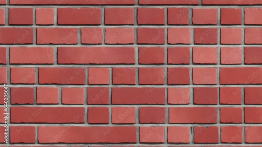 Brick Background Pattern generative AI Brick Background Pattern generative AI