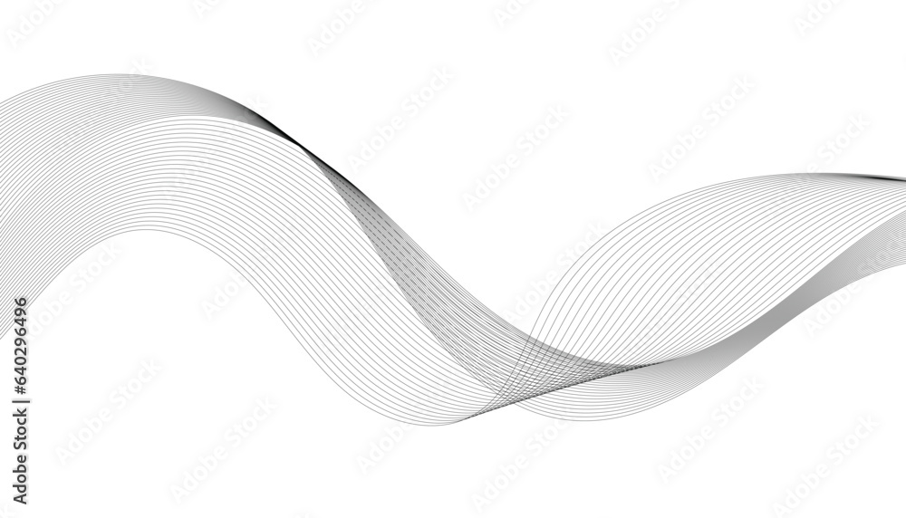 Abstract vector wavy lines background. Abstract vector wavy lines background.