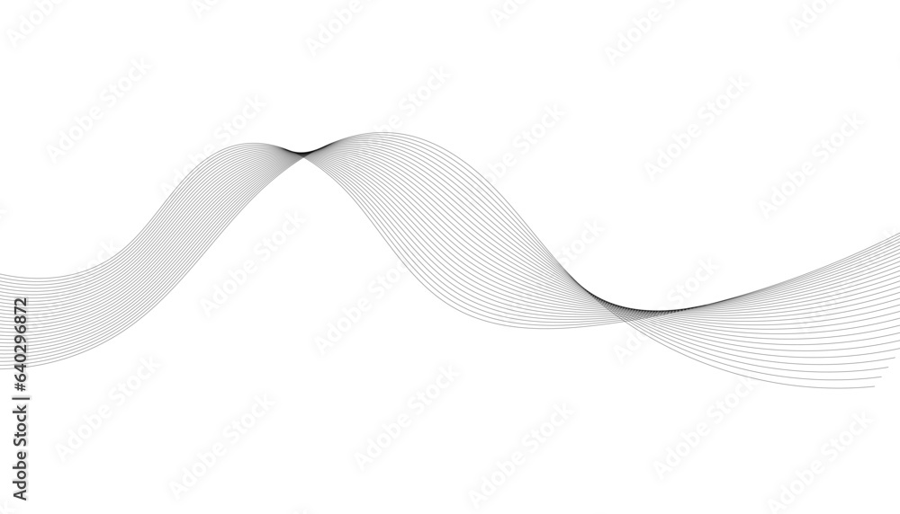 Abstract vector wavy lines background. Abstract vector wavy lines background.