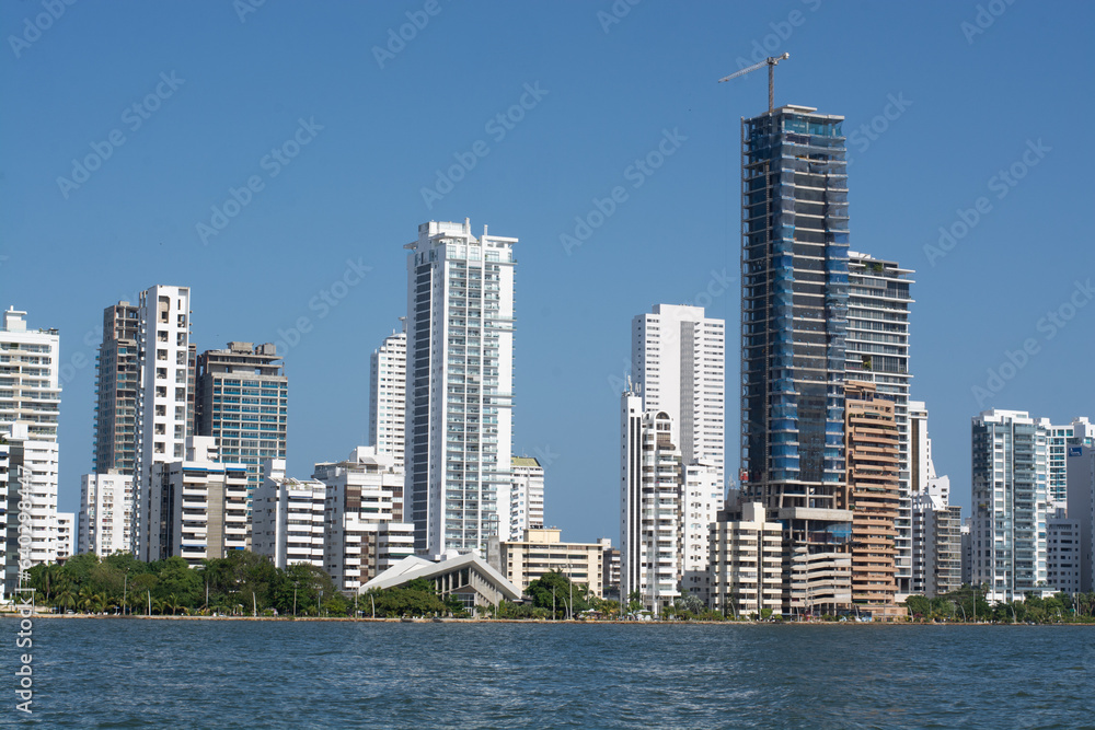 Fototapeta premium Cartagena: Encanto Colonial y Ritmo Caribeño