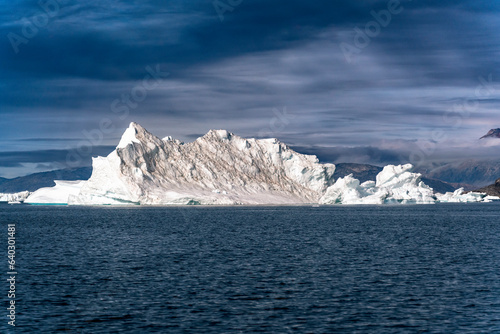 iceberg in the bay, greenland