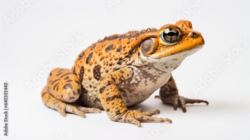 An image of a toad delicately arranged on a white background.