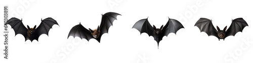 Bat clipart collection, vector, icons isolated on transparent background