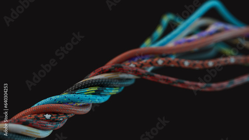 Cable flow technology and communication connection