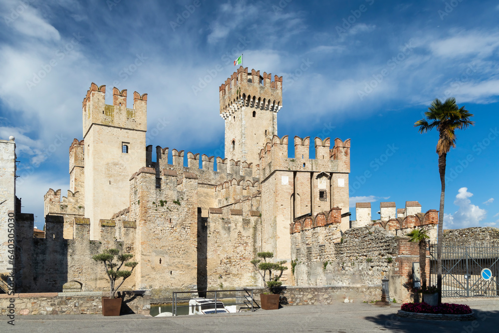 Sirmione castle, Lake Garda, Lombardy region, Italy