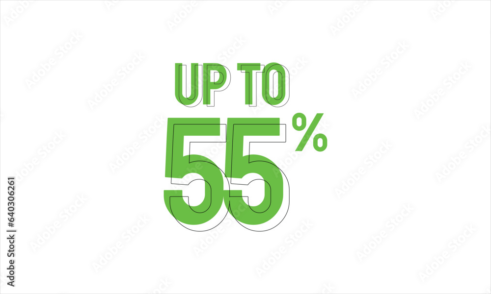 discount upto 55 percent off sale vector, 55 percent off typography vector illustration discount upto 55 percent off sale vector, 55 percent off typography vector illustration
