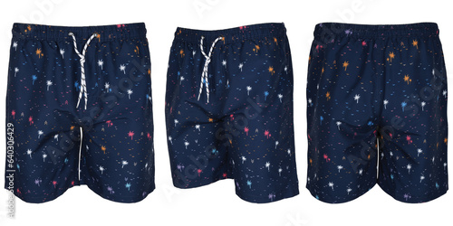 Images of a man's beach shorts