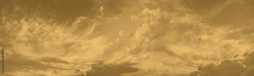 sunset sky with clouds - close up texture