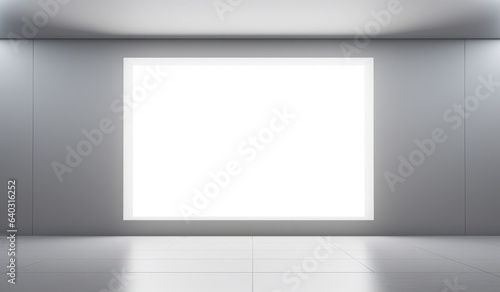 Universal abstract futuristic background with built-in lighting for product presentation