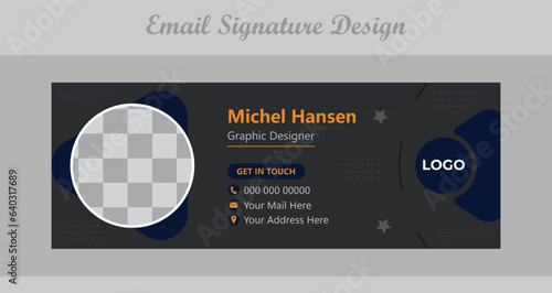 Email signature design, Email signature design template, Email signature