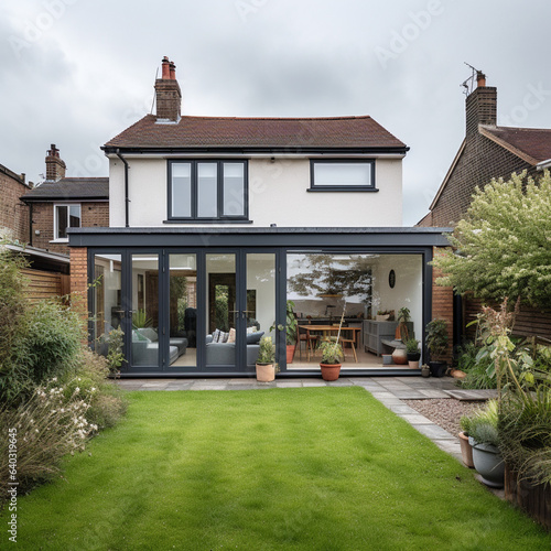 British modern home extension