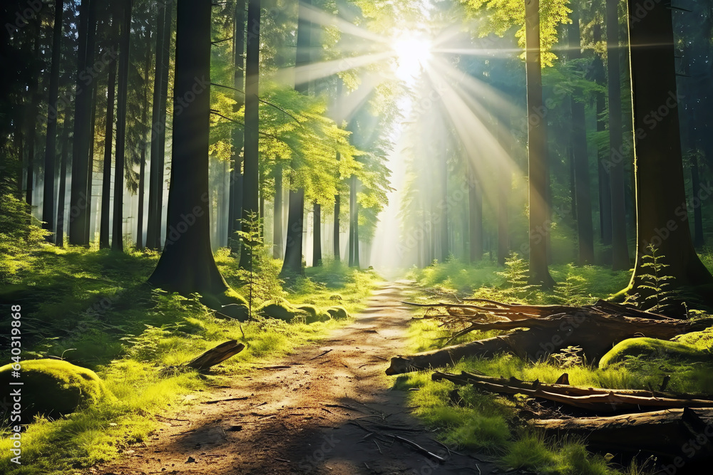 Fototapeta premium ray of light, AI generated