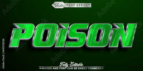 Green Poison Editable Text Effect Template