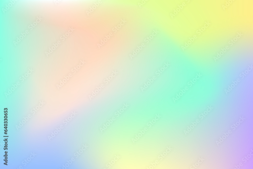 Modern pastel rainbow background. Translucent gradient backdrop. Pastel colors liquid background. Vector illustration. EPS 10.