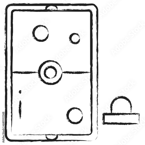 Hand drawn Air Hokey  icon