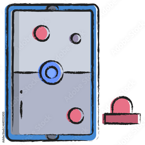 Hand drawn Air Hokey  icon