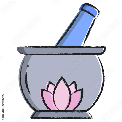 Hand drawn Mortars icon