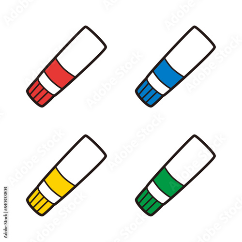 絵の具 チューブ  線画 セット