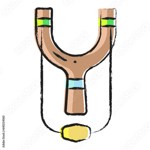 Hand drawn Catapult icon