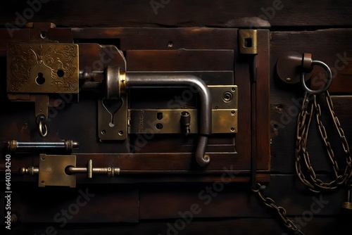 old key and lock