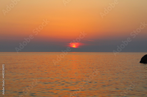Adriatic Serenade: Captivating Sunset Over the Sea © CarlosAugusto
