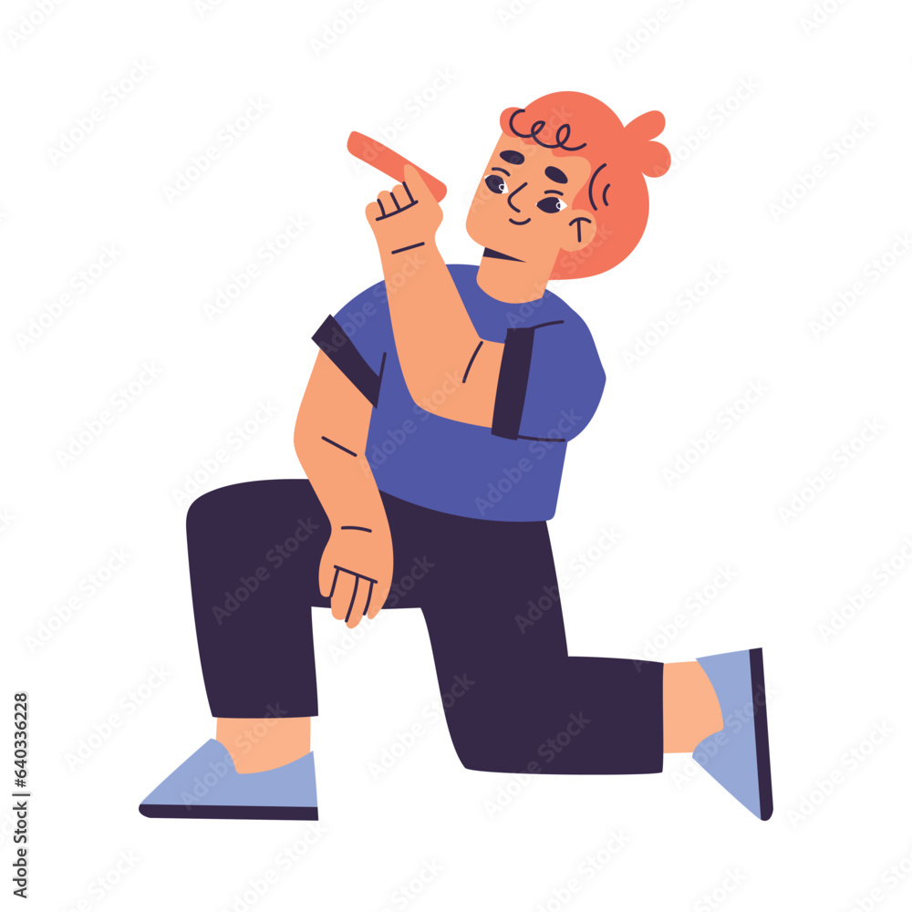 Little Boy Drawing on Wall with Colorful Crayon Vector Illustration Little Boy Drawing on Wall with Colorful Crayon Vector Illustration