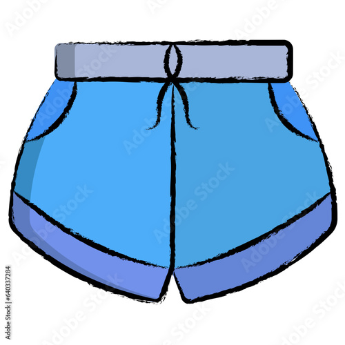 Hand drawn Shorts icon